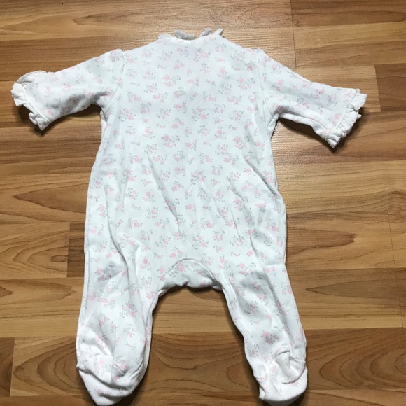 Pink and White Ruffle Button Up Pajamas - Picture 2 of 2